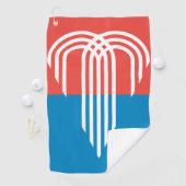 ミズーリ州カンザスシティー州旗 ゴルフタオル (インサイチュ)