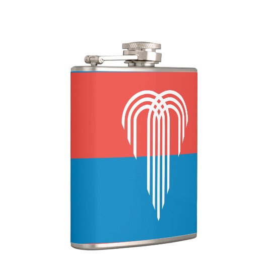 ミズーリ州カンザスシティー州旗 フラスク (右)