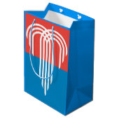 ミズーリ州カンザスシティー州旗 ミディアムペーパーバッグ (裏面アングル)