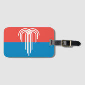 ミズーリ州カンザスシティー州旗 ラゲッジタグ (正面横)