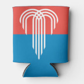 ミズーリ州カンザスシティー州旗 缶クーラー (正面)