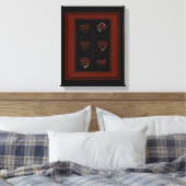 ミズーリ州カンザスシティー、ウェスタン建物サイン キャンバスプリント (インサイチュ (寝室))