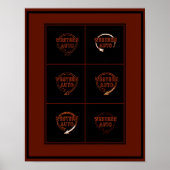 ミズーリ州カンザスシティー、ウェスタン建物サイン ポスター (正面)