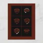 ミズーリ州カンザスシティー、ウェスタン建物サイン ポストカード (正面)