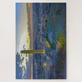 ミズーリ州カンザスシティー、サンセットでのLiberty Memorial ジグソーパズル (縦)