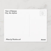 ミズーリ州カンザス・シティ ポストカード (裏面)