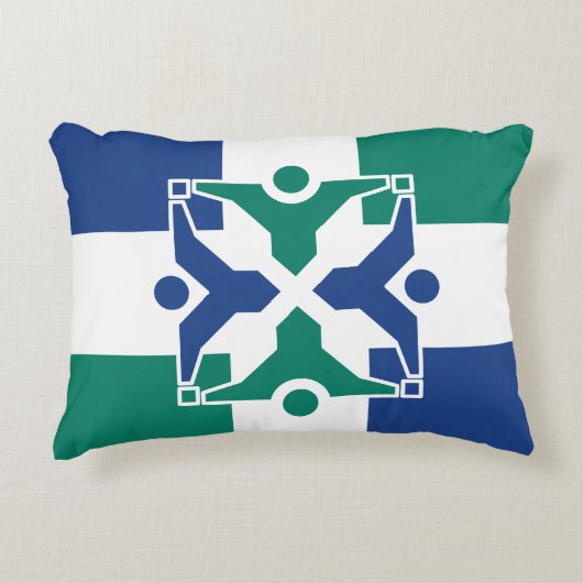 ミズーリ州コロンビア国旗 アクセントクッション (正面)