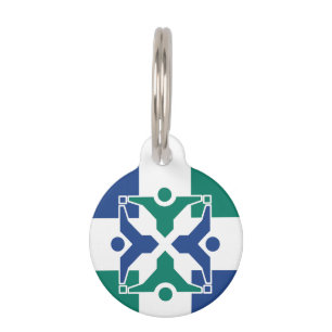 ミズーリ州コロンビア国旗 ペット　ネームタグ