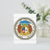 ミズーリ州シール ポストカード (スタンド正面)