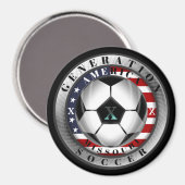 ミズーリ州ジェネレーションXアメリカサッカー マグネット (正面/裏面)