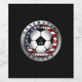 ミズーリ州ジェネレーションXアメリカンサッカー ワインラベル (シングルラベル)