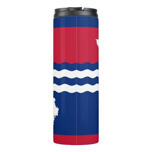 ミズーリ州ジェファーソン市の国旗 タンブラー (裏面)