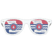 ミズーリ州ジェファーソン市旗レトロサングラス レトロサングラス (正面)