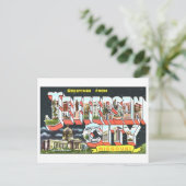 ミズーリ州ジェファーソン・シティからのヴィンテージの挨拶 ポストカード (スタンド正面)