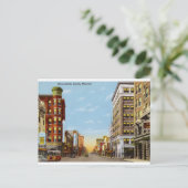 ミズーリ州ジョプリンのメインヴィンテージ ポストカード (スタンド正面)