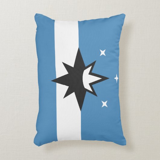 ミズーリ州スプリングフィールド国旗 アクセントクッション (正面(垂直))
