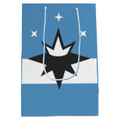 ミズーリ州スプリングフィールド国旗 ミディアムペーパーバッグ (裏面)