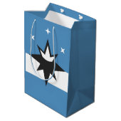 ミズーリ州スプリングフィールド国旗 ミディアムペーパーバッグ (裏面アングル)