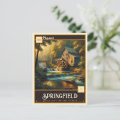 ミズーリ州スプリングフィールド |ヴィンテージ ポストカード (スタンド正面)