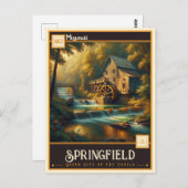 ミズーリ州スプリングフィールド |ヴィンテージ ポストカード (正面/裏面)
