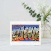 ミズーリ州セントルイスからのヴィンテージの挨拶 ポストカード (スタンド正面)