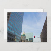 ミズーリ州セントルイスのダウンタウン ポストカード (正面/裏面)