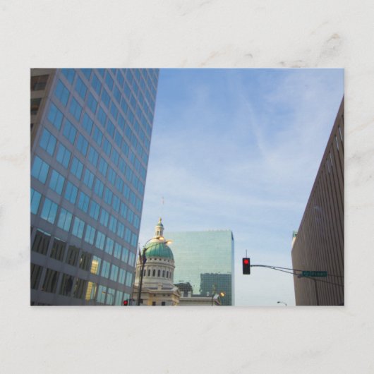 ミズーリ州セントルイスのダウンタウン ポストカード (正面)