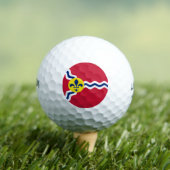 ミズーリ州セントルイス国旗 ゴルフボール (インサイチュ 木)