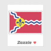 ミズーリ州セントルイス国旗 シール (シート)