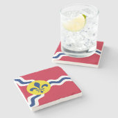 ミズーリ州セントルイス国旗 ストーンコースター (横)