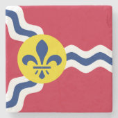 ミズーリ州セントルイス国旗 ストーンコースター (正面)