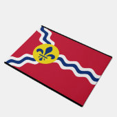 ミズーリ州セントルイス国旗 ドアマット (アングル)