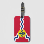 ミズーリ州セントルイス国旗 ラゲッジタグ (正面縦)