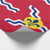 ミズーリ州セントルイス国旗 ラッピングペーパー (角)