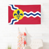 ミズーリ州セントルイス国旗 横断幕 (インサイチュ)