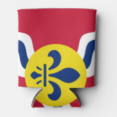 ミズーリ州セントルイス国旗 缶クーラー (正面)