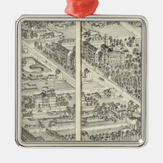 ミズーリ州セントルイス14 メタルオーナメント (正面)