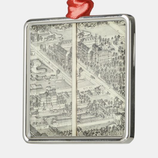 ミズーリ州セントルイス14 メタルオーナメント (左)