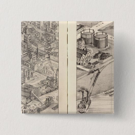 ミズーリ州セントルイス2 缶バッジ (正面)