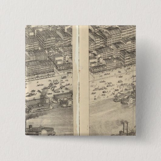 ミズーリ州セントルイス3 缶バッジ (正面)