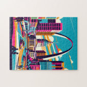 ミズーリ州セントルイス |ゲートウェイアーチ ジグソーパズル (横)