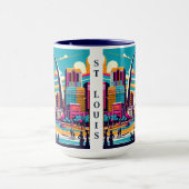 ミズーリ州セントルイス |ゲートウェイアーチ マグカップ (中央)