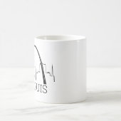 ミズーリ州セントルイス コーヒーマグカップ (中央)