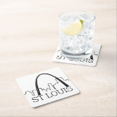 ミズーリ州セントルイス スクエアペーパーコースター (インサイチュ)