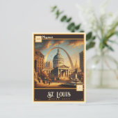 ミズーリ州セントルイス |ヴィンテージ ポストカード (スタンド正面)