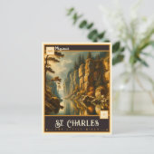 ミズーリ州セント・チャールズ |ヴィンテージ ポストカード (スタンド正面)