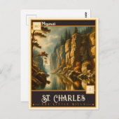 ミズーリ州セント・チャールズ |ヴィンテージ ポストカード (正面/裏面)