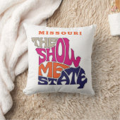 ミズーリ州ニックネームワードアート クッション (ブランケット)