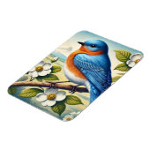 ミズーリ州バードイースタンブルーバード マグネット (左側)