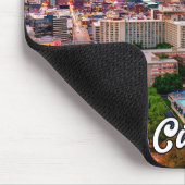 ミズーリ州ミズーリ州の美しいカンザスシティーに夕日 マウスパッド (コーナー)